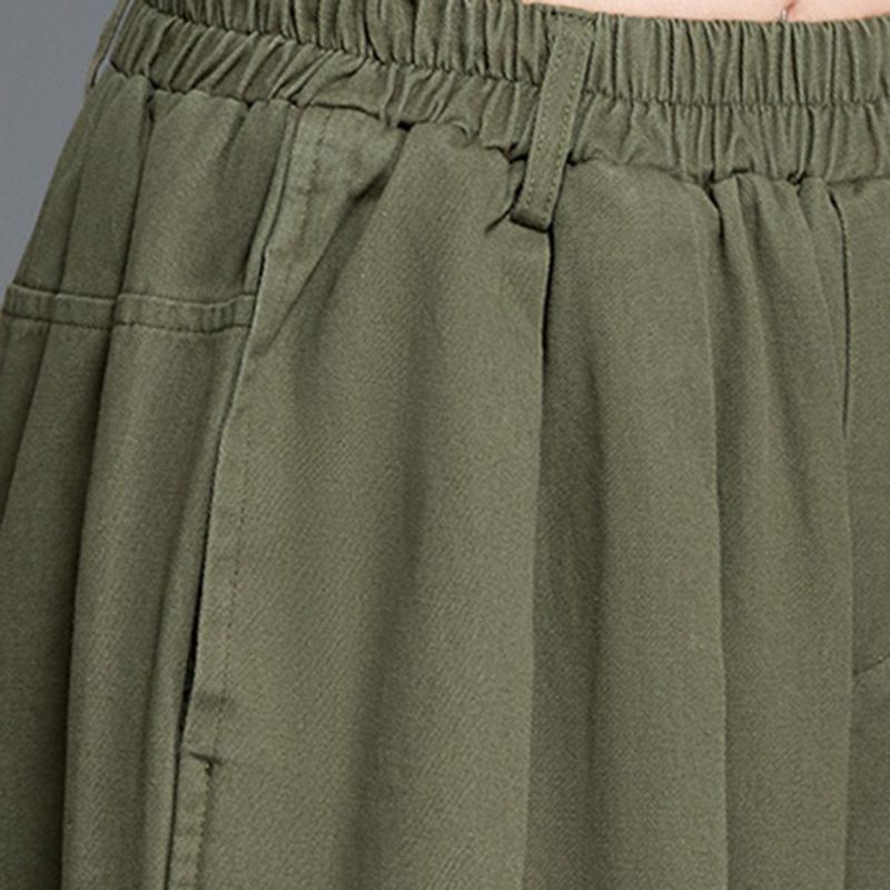 Haremsbyxor Med Elastisk Midja